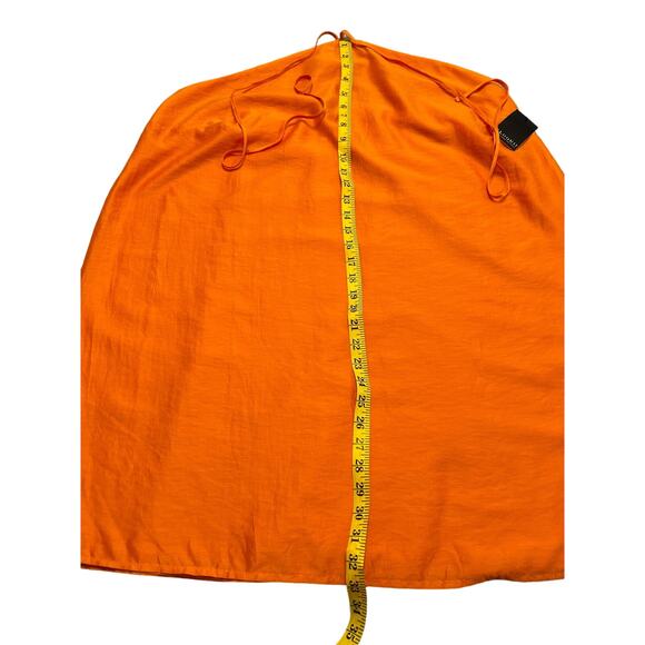NWT - Eloquii Orange String Halter Neck Mini - Size 22 - Picture 7 of 10